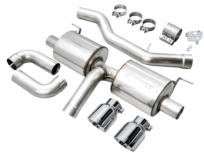 AWE 19-23 BMW 330i / 21-23 BMW 430i Base G2X Touring Axle Back Exhaust - Chrome Silver