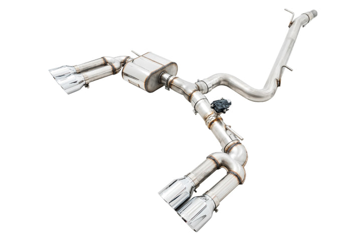 AWE Tuning Audi 8V S3 SwitchPath Exhaust w/Chrome Silver Tips 102mm