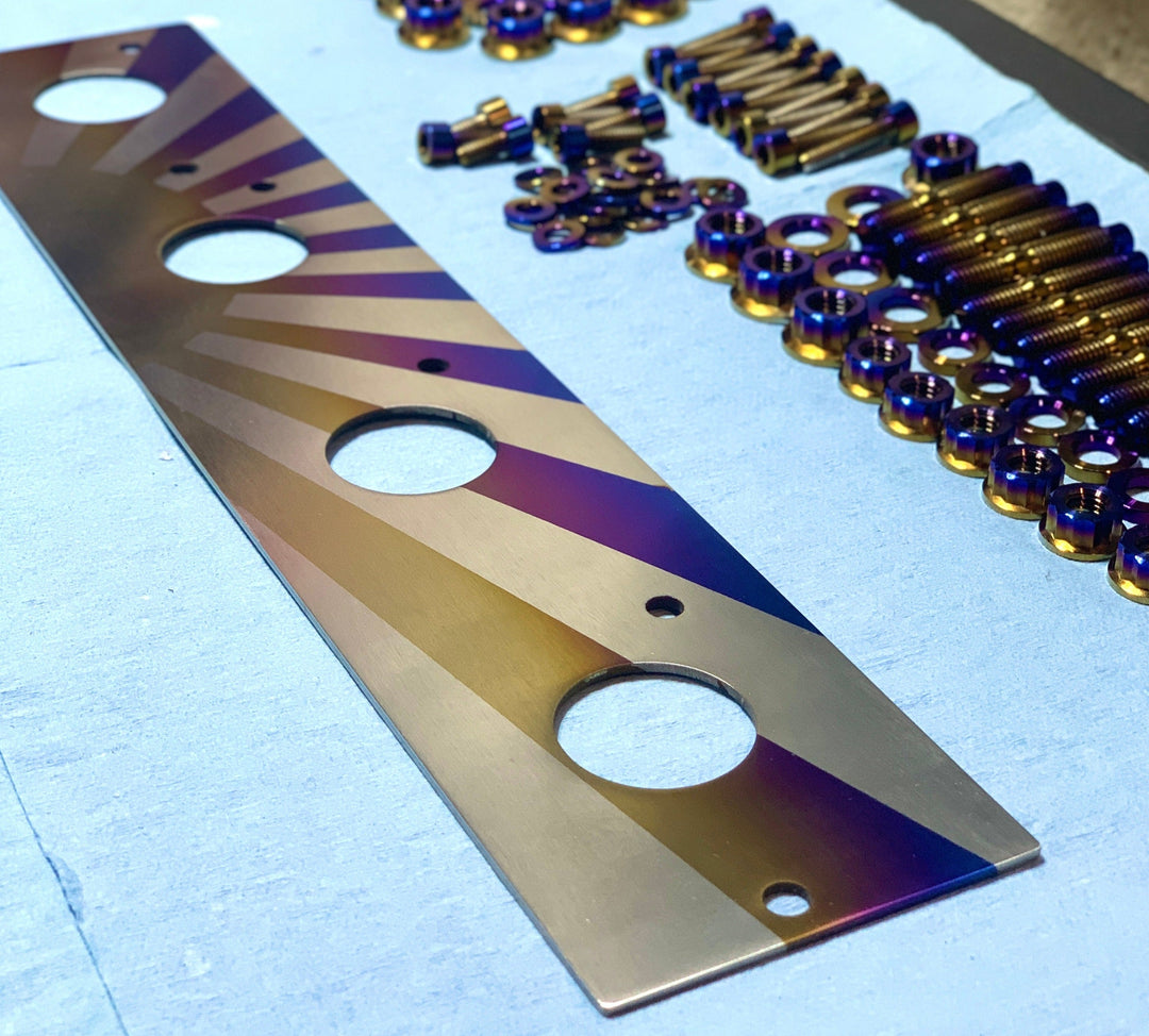 JDC Titanium Coil On Plug Mounting Plate | Mitsubishi Evo 4-9