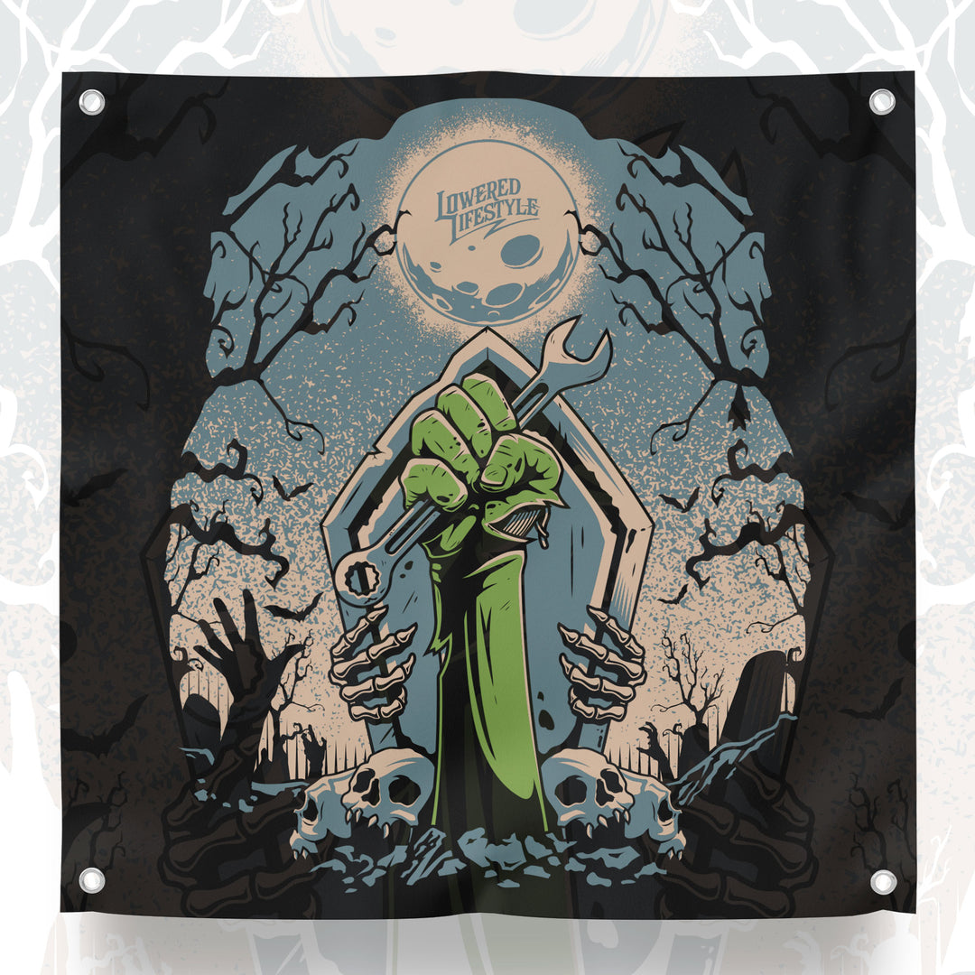 Halloween 2026 Garage Banner