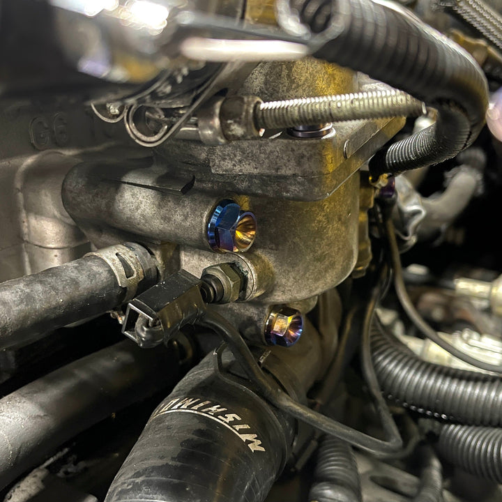 JDC Titanium Thermostat Housing Replacement Kit | Evo 7/8/9