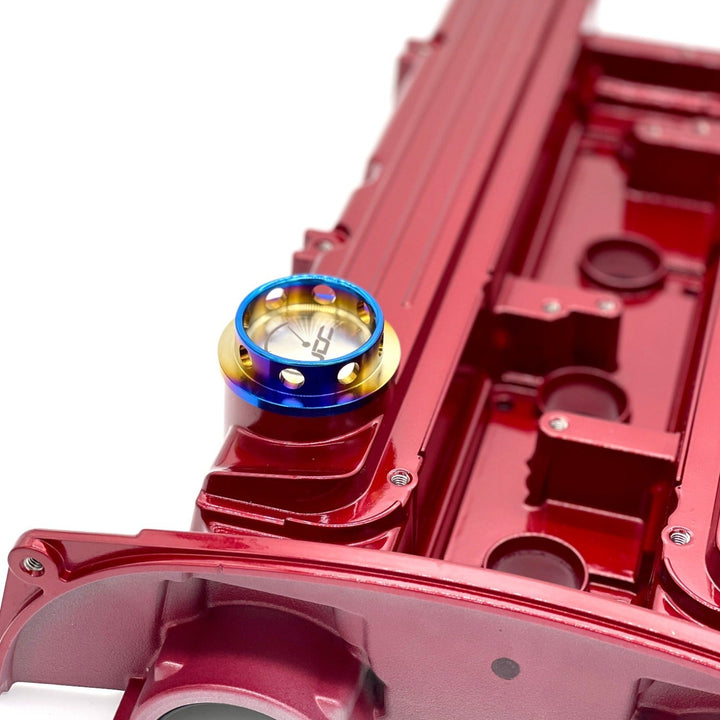 JDC Titanium V1 Oil Cap | Mitsubishi Evo 1-9/DSM