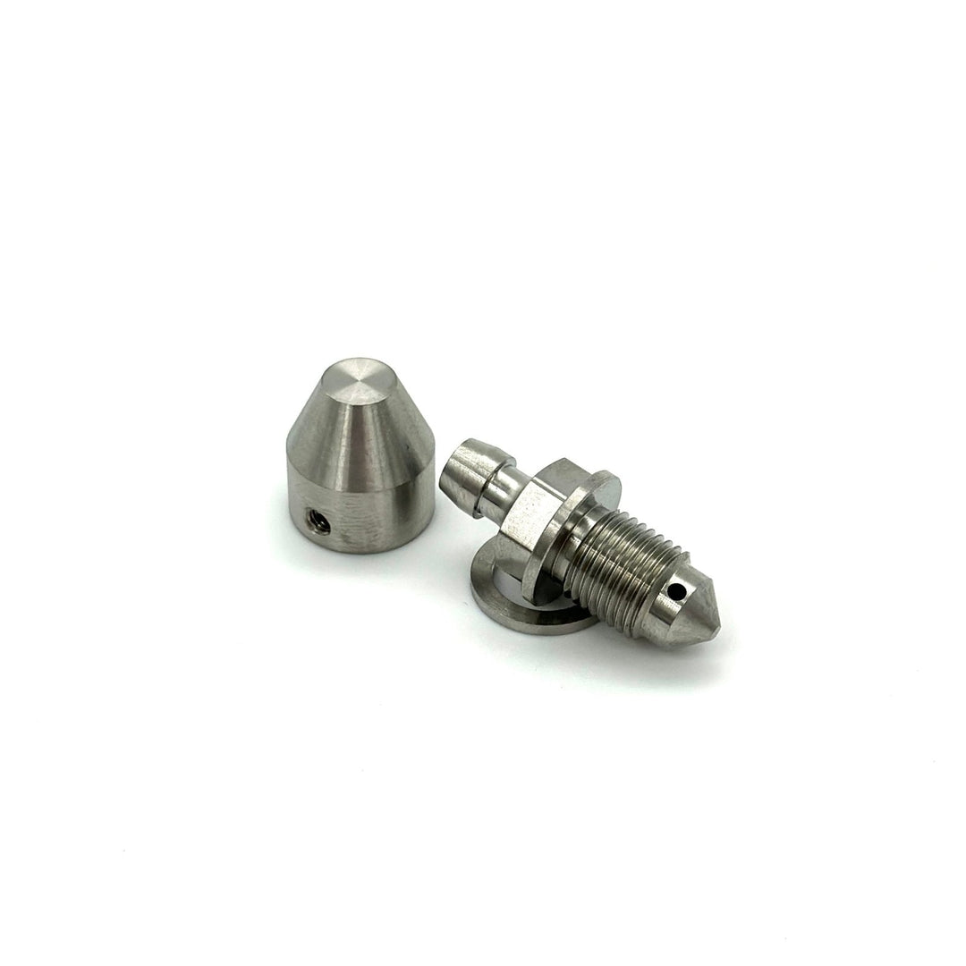 JDC Titanium Brake Bleeder & Cap for Brembo Calipers
