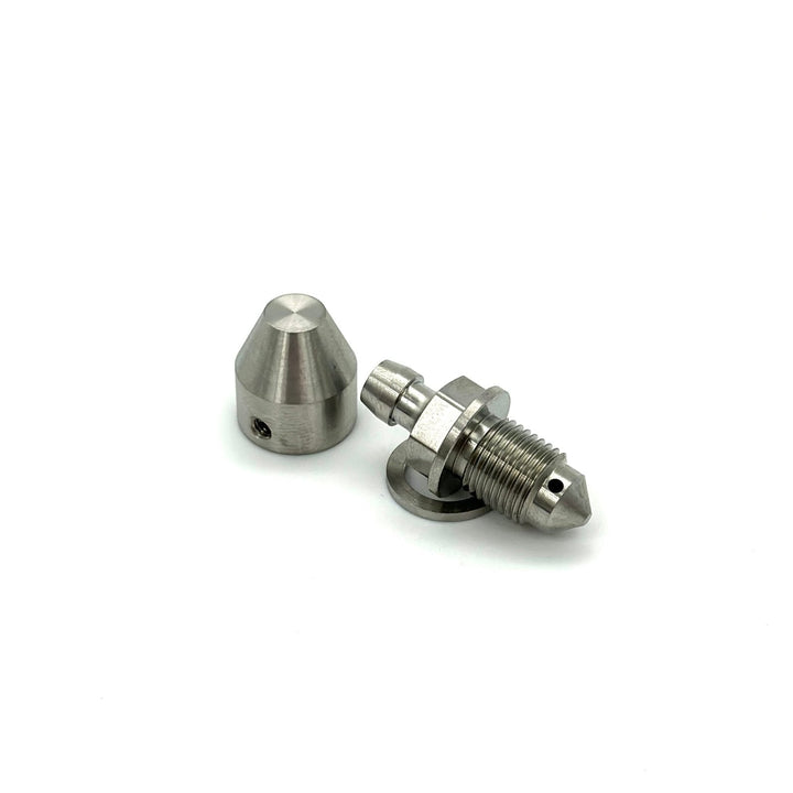 JDC Titanium Brake Bleeder & Cap for Brembo Calipers