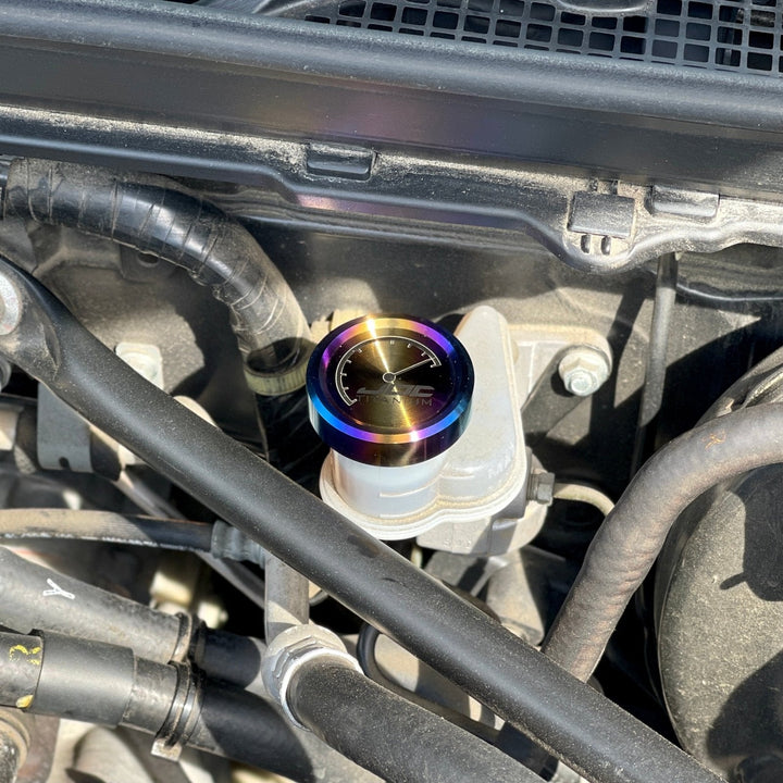 JDC Titanium Clutch Fluid Reservoir Cap Cover | BRZ/FR-S/86/Multiple Subaru Applications