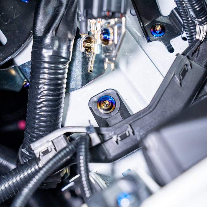 JDC Titanium Engine Bay Dress-Up Hardware Kit | 2023+ GR Corolla