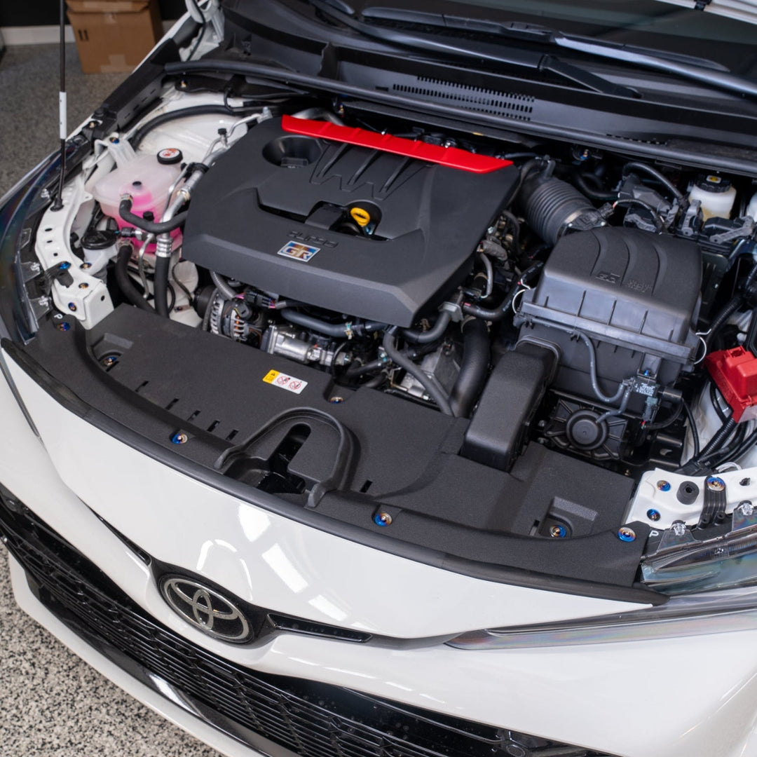 JDC Titanium Engine Bay Dress-Up Hardware Kit | 2023+ GR Corolla