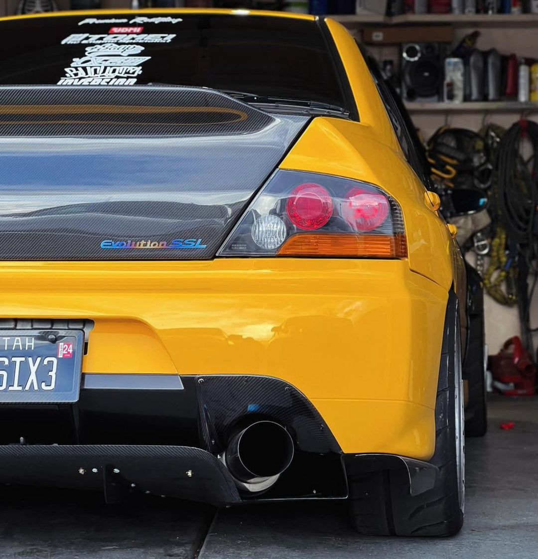 JDC Titanium "Evolution SSL" Trunk Badge | Mitsubishi Evo 8/9