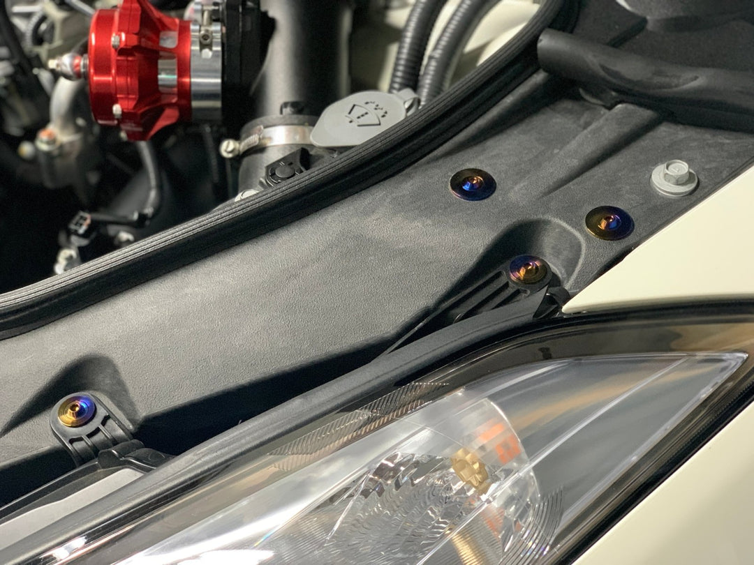JDC Titanium Fender Hardware Replacement Kit | Nissan R35 GT-R