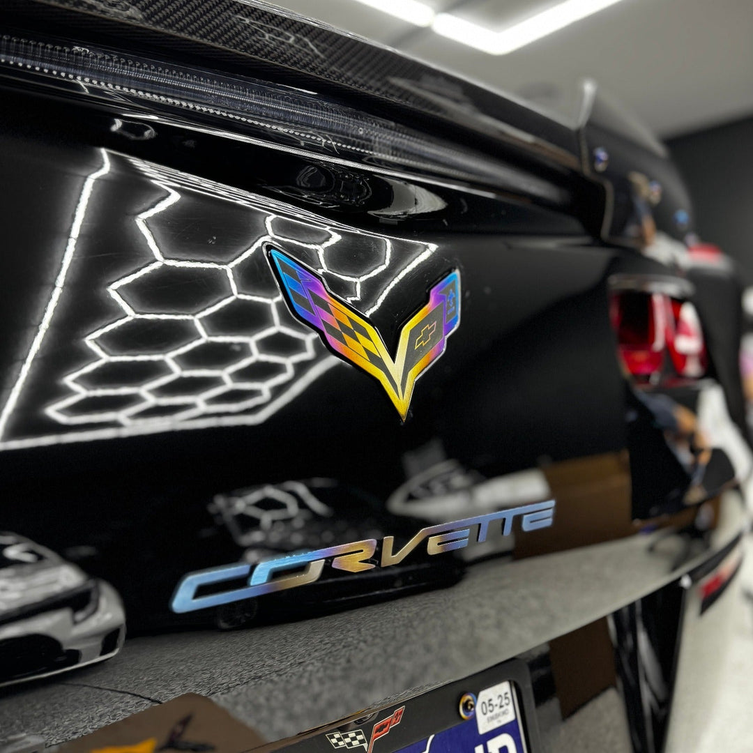 JDC Titanium "Corvette" Badge | 2014-2019 C7 Corvette