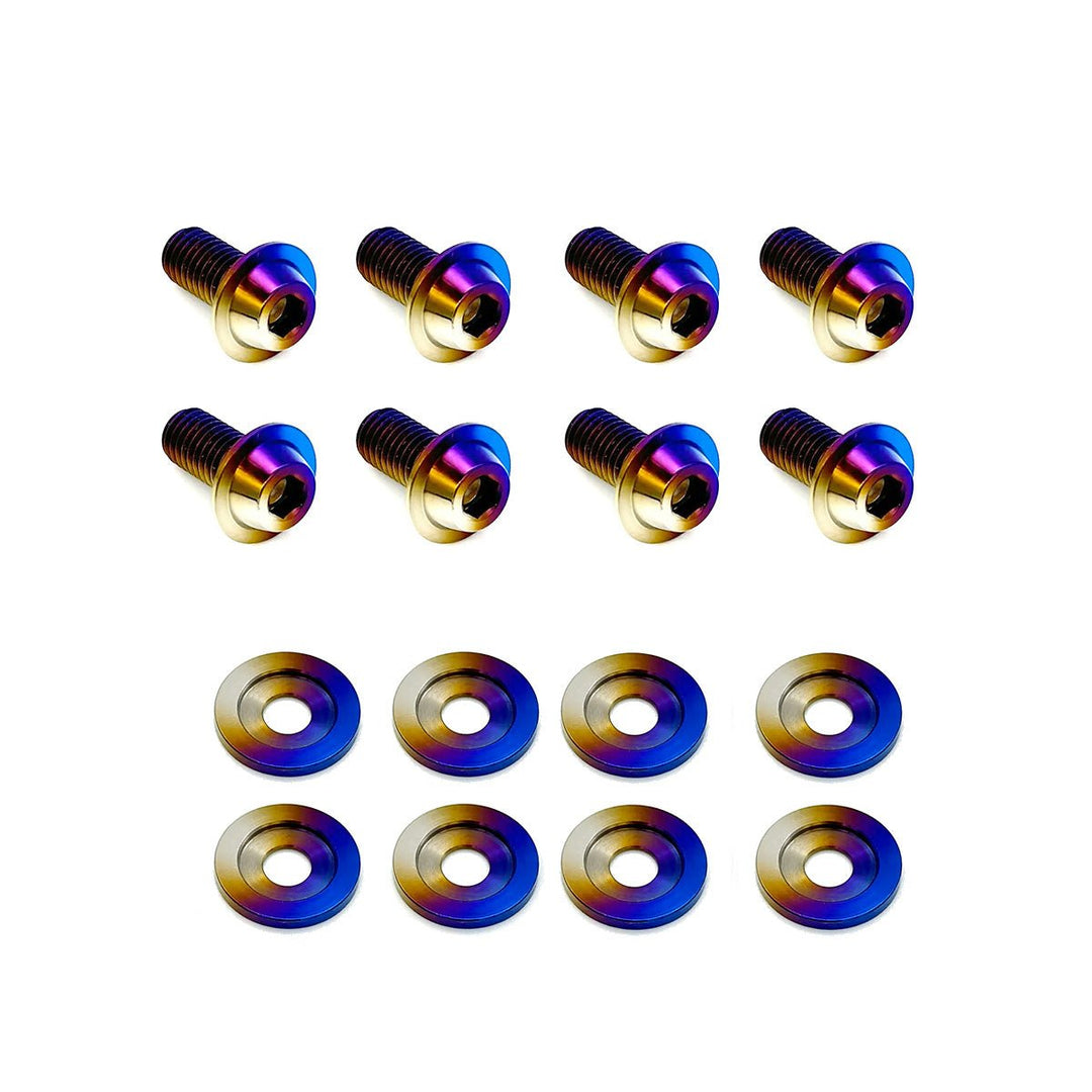 JDC Titanium Hood Bracket Hardware Kit | Honda S2000