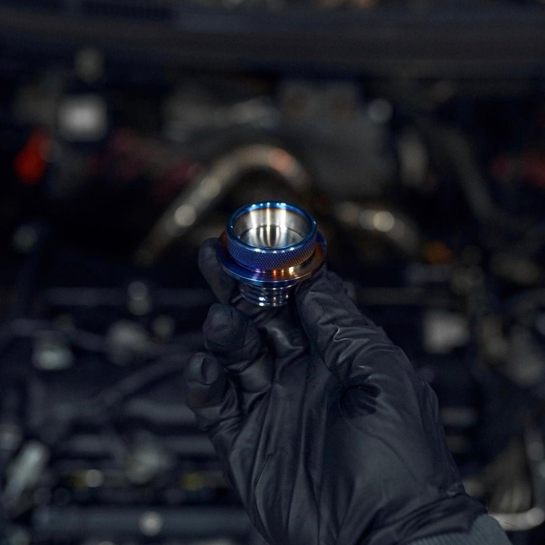 JDC Titanium Oil Cap | Mitsubishi Evo X