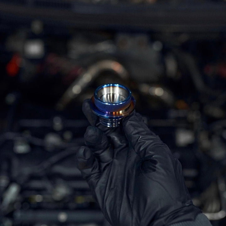JDC Titanium Oil Cap | Mitsubishi Evo X