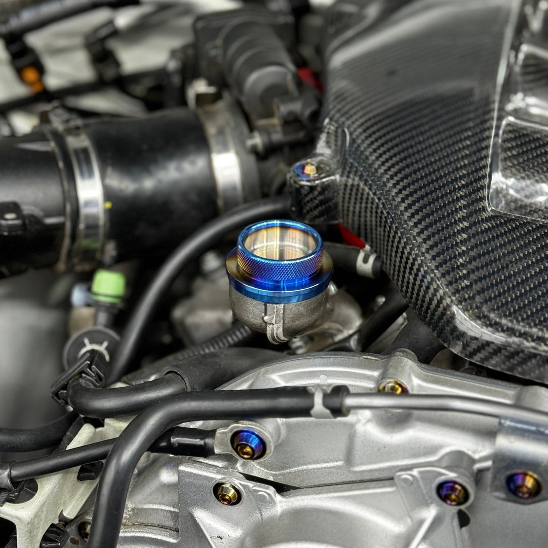 JDC Titanium Oil Cap | Nissan R35 GT-R / Multiple Nissan Applications)