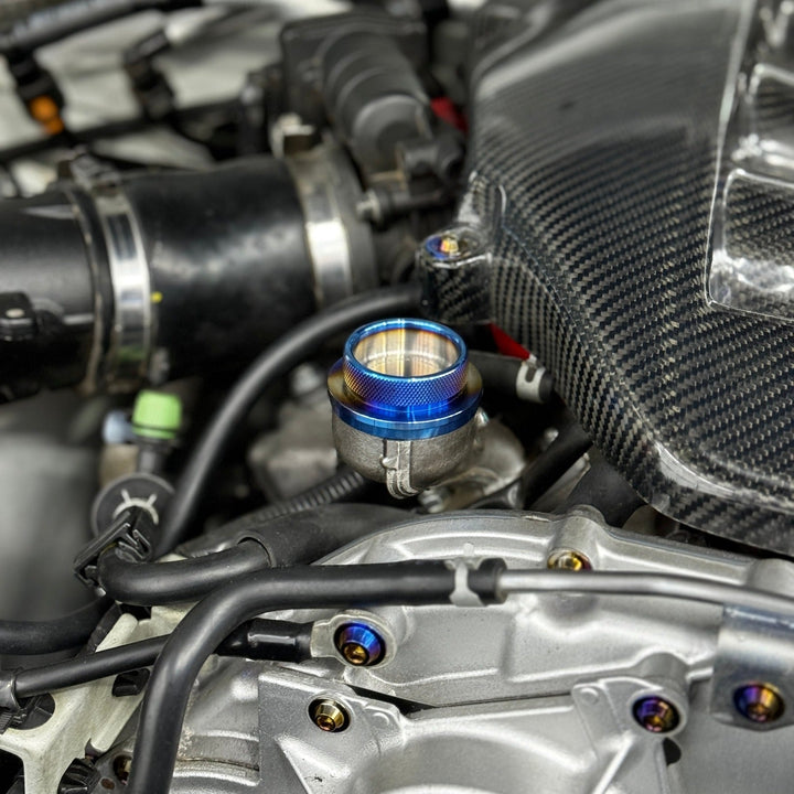 JDC Titanium Oil Cap | Nissan R35 GT-R / Multiple Nissan Applications)