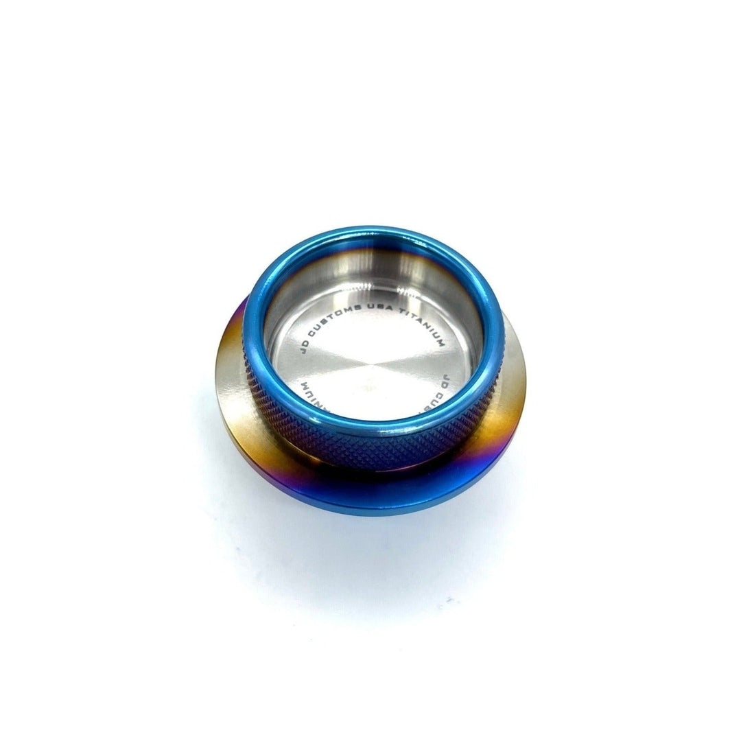 JDC Titanium Oil Cap | Nissan R35 GT-R / Multiple Nissan Applications)