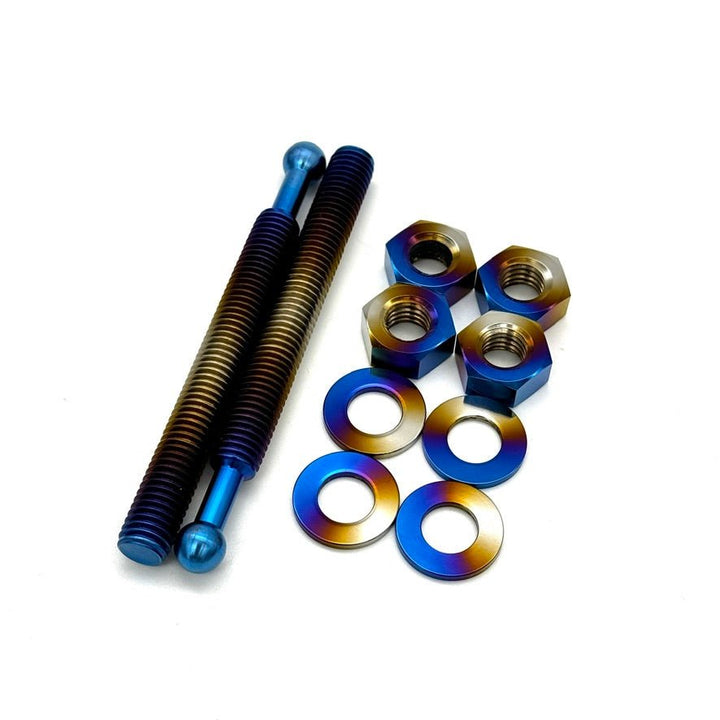 JDC Titanium Quik-Latch QL-38 Replacement Hood Pin Hardware Kit | Universal