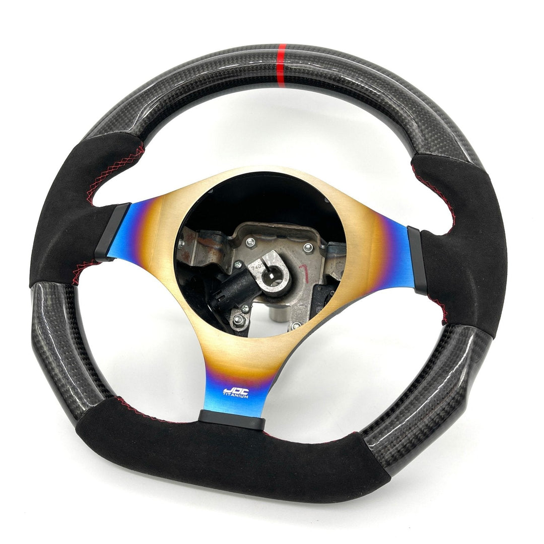 JDC Titanium Steering Wheel Overlay | Evo 7/8/9