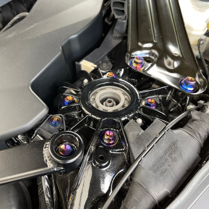 JDC Titanium Strut Tower Hardware Kit | A90 Toyota Supra