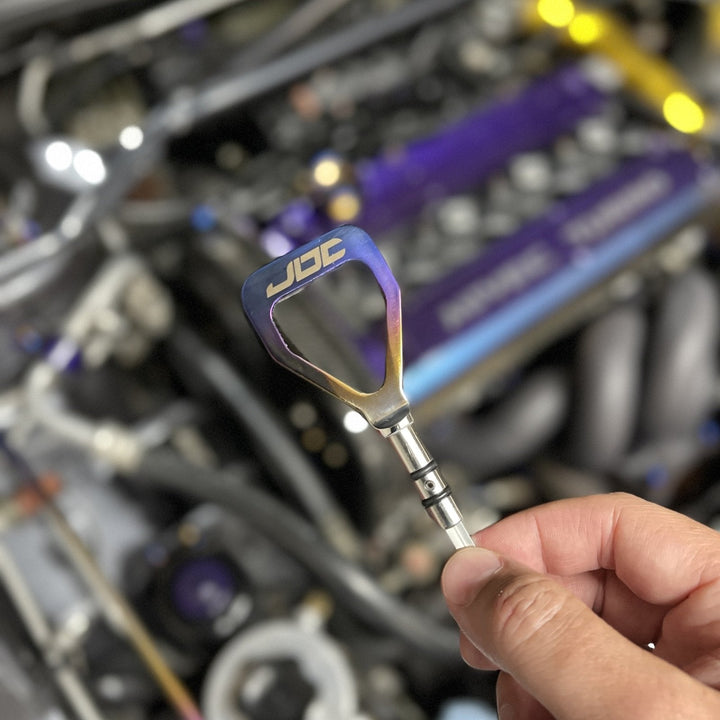 JDC Titanium V1 Oil Dipstick Handle | Evo 7/8/9/X/DSM
