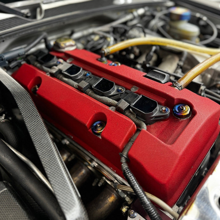 JDC Titanium Valve Cover Hardware Replacement Kit | Honda S2000