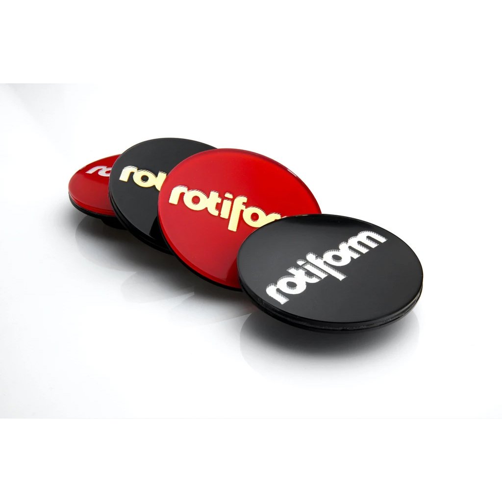 Rotiform Hex Center Cap Insert - "Rotiform" Logo - Lowered Lifestyle