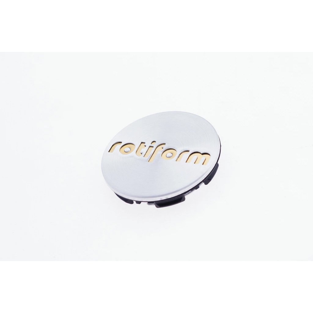 Rotiform Push-in Center Cap - Machined Silver & Gold - Lowered Lifestyle