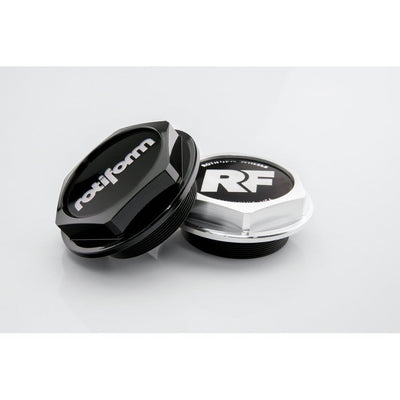 Rotiform Hex Center Cap with "Rotiform" logo - Gloss Black - Lowered Lifestyle