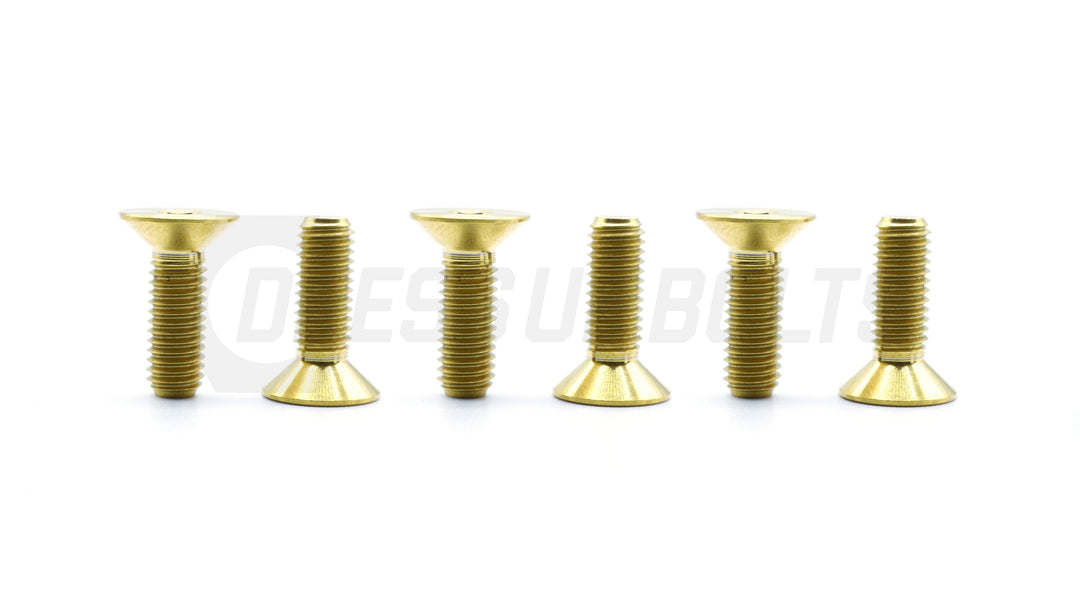 Dress Up Bolts Titanium Hardware Steering Wheel Kit - (15mm) - DressUpBolts.com