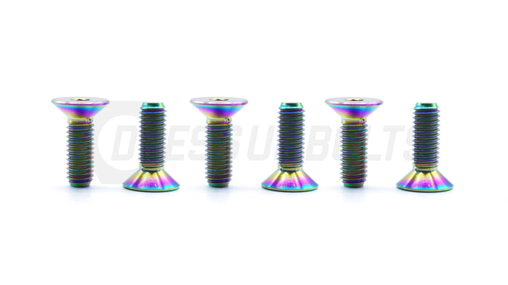 Dress Up Bolts Titanium Hardware Steering Wheel Kit - (15mm) - DressUpBolts.com