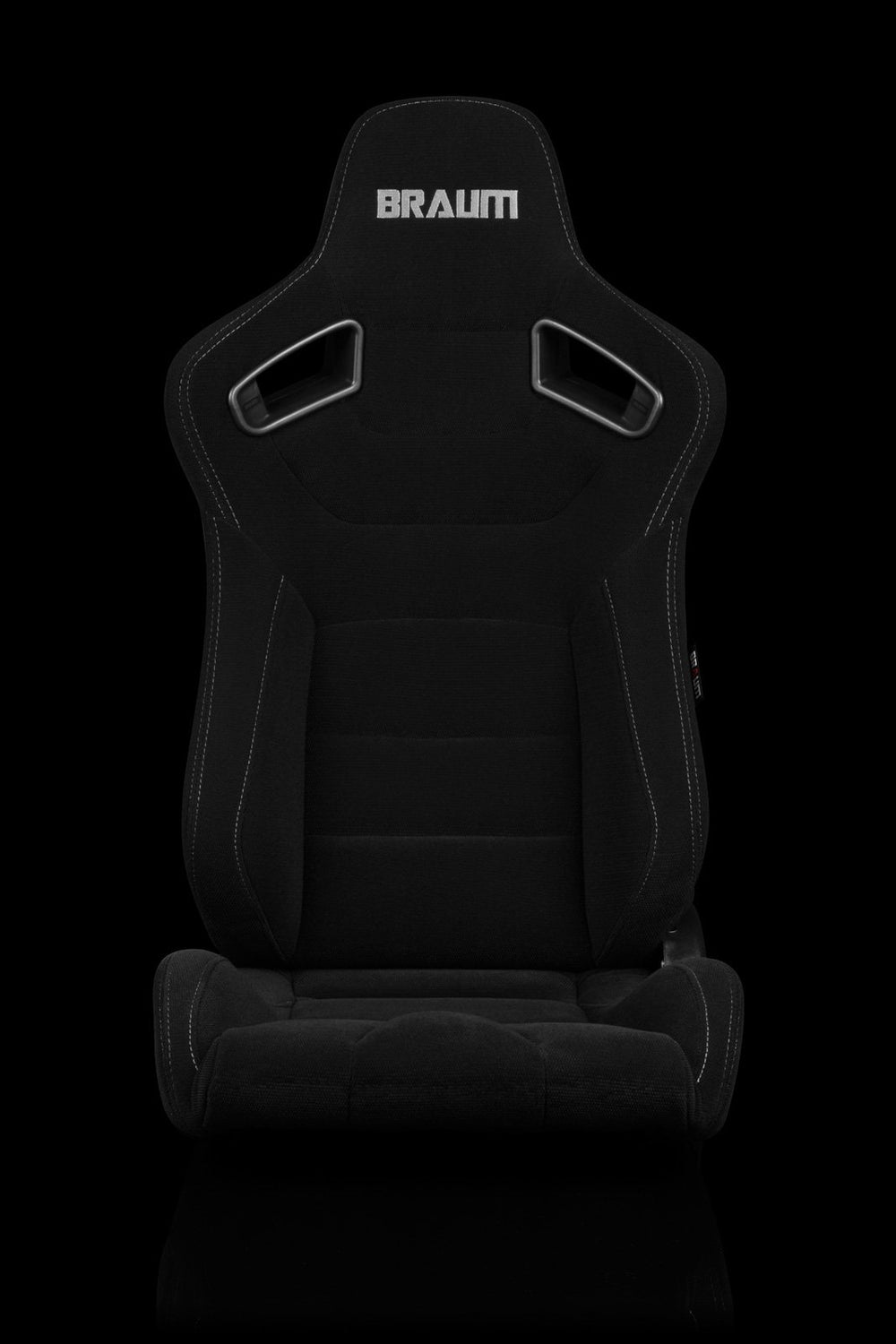 Braum Elite Series Sport Seats - Black / Grey Stitching (PAIR) - Lowered Lifestyle