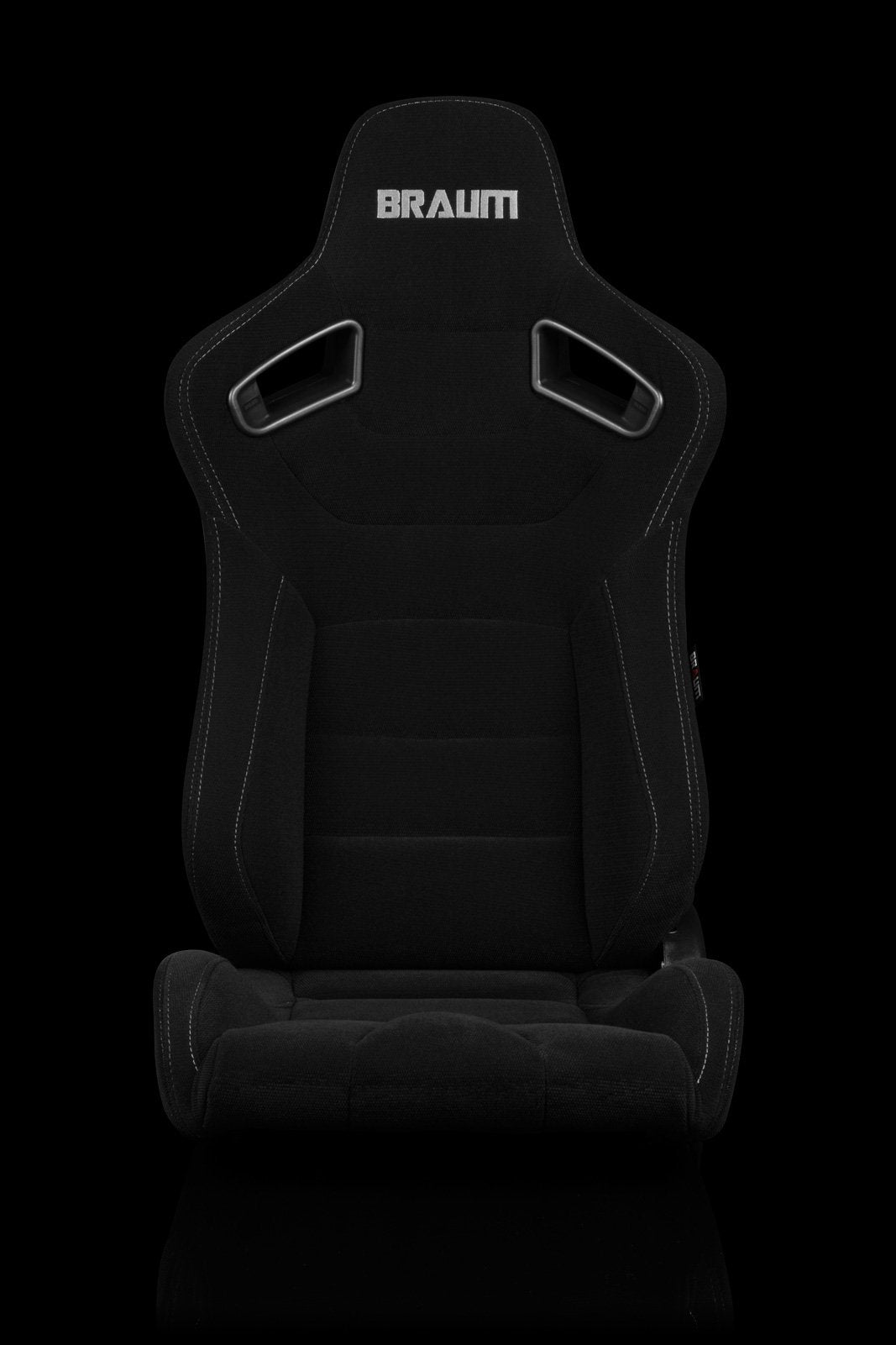 Braum Elite Series Sport Seats - Black / Grey Stitching (PAIR) - Lowered Lifestyle