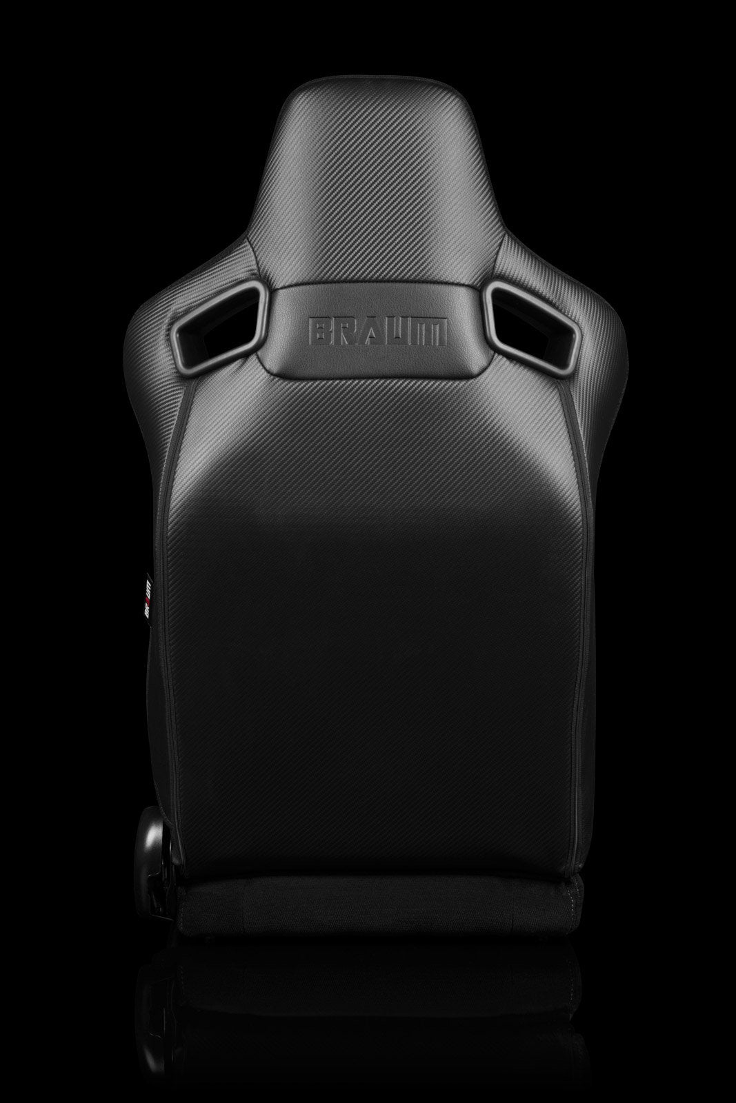 Braum Elite Series Sport Seats - Black / Grey Stitching (PAIR) - Lowered Lifestyle