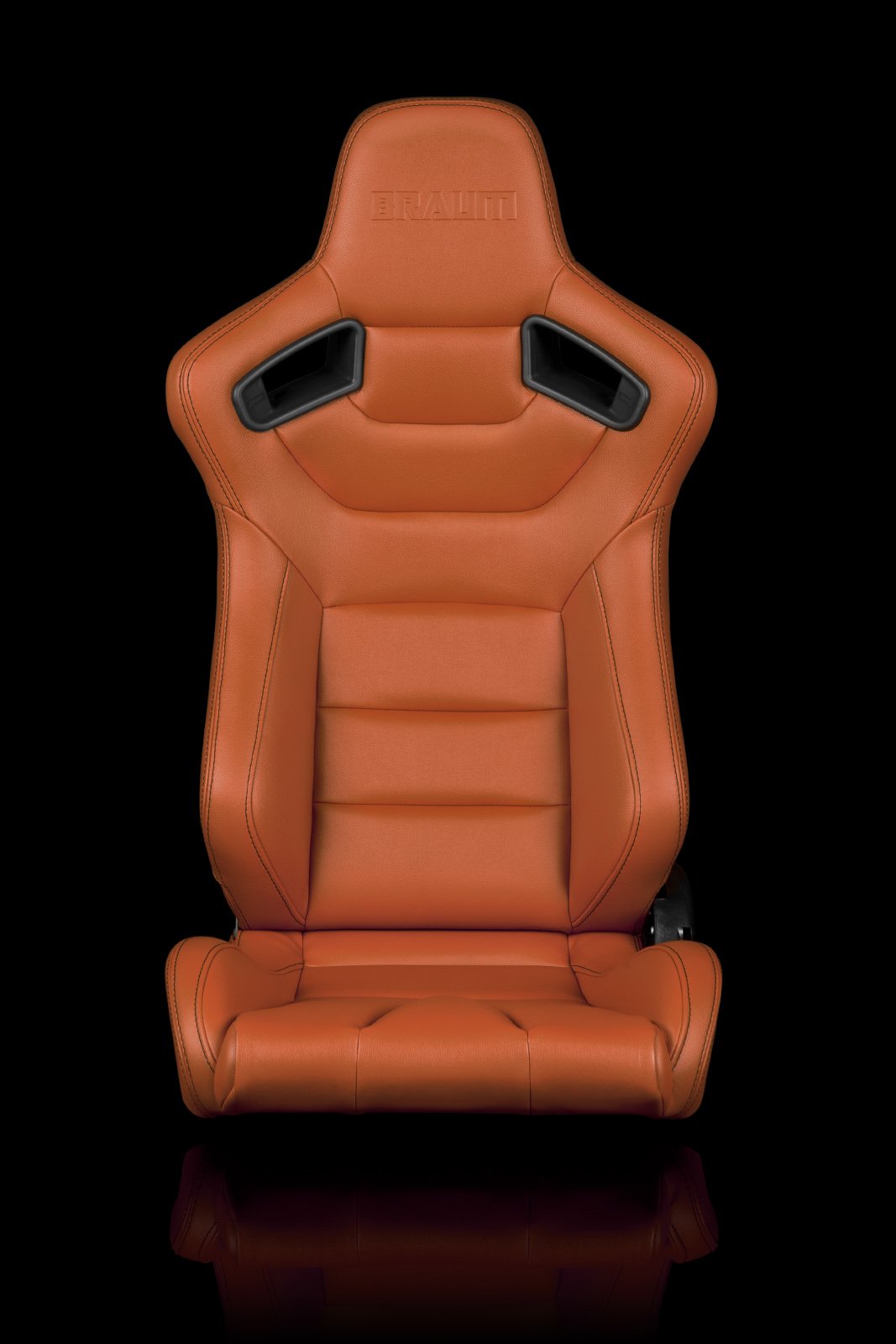 Braum Elite Series Sport Seats - British Tan Leatherette (PAIR) - Lowered Lifestyle