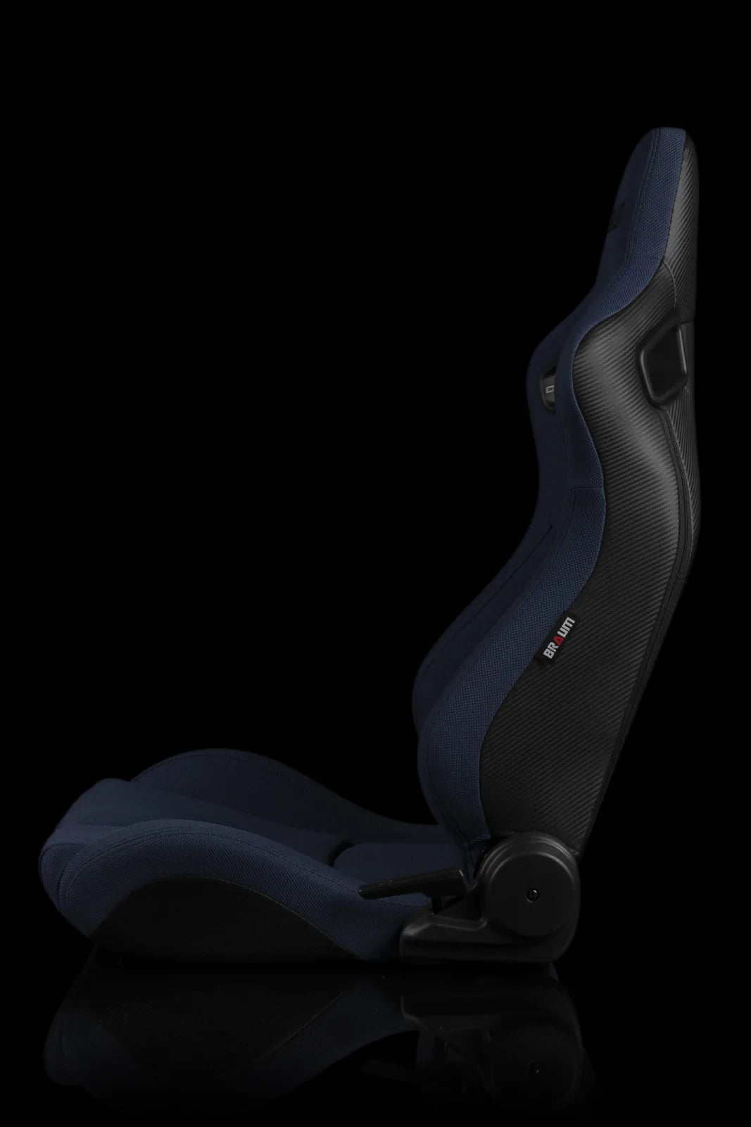 Braum Elite Series Sport Seats - Blue Cloth / Black Stitching (PAIR)