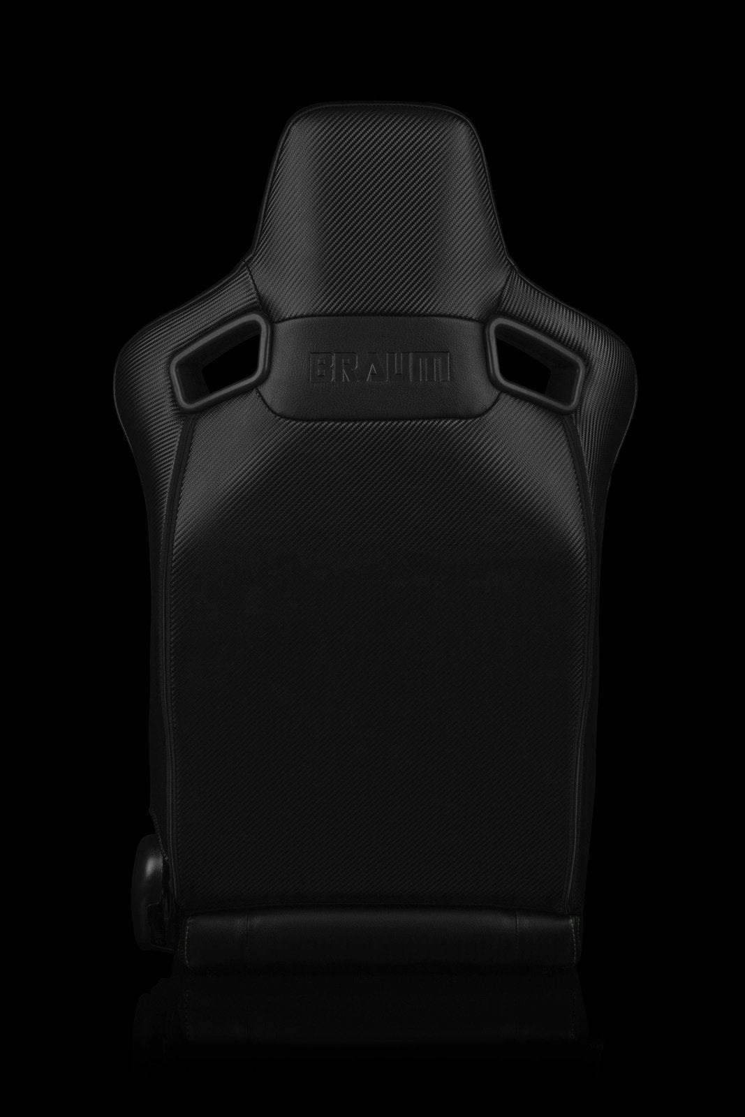Braum Elite-X Series Sport Seats - Black Diamond / Grey Stitching / Black Piping (PAIR) - Lowered Lifestyle
