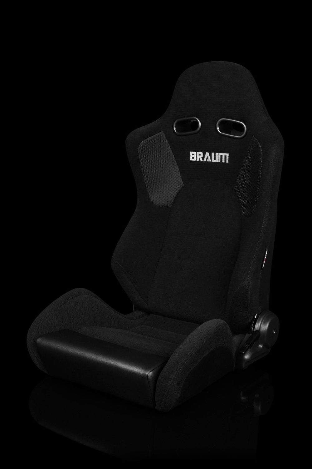 Braum Advan Series Sport Seats - Black Cloth (PAIR) - Lowered Lifestyle