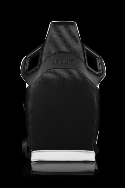 Braum Racing Seats Alpha X Series - White / Black