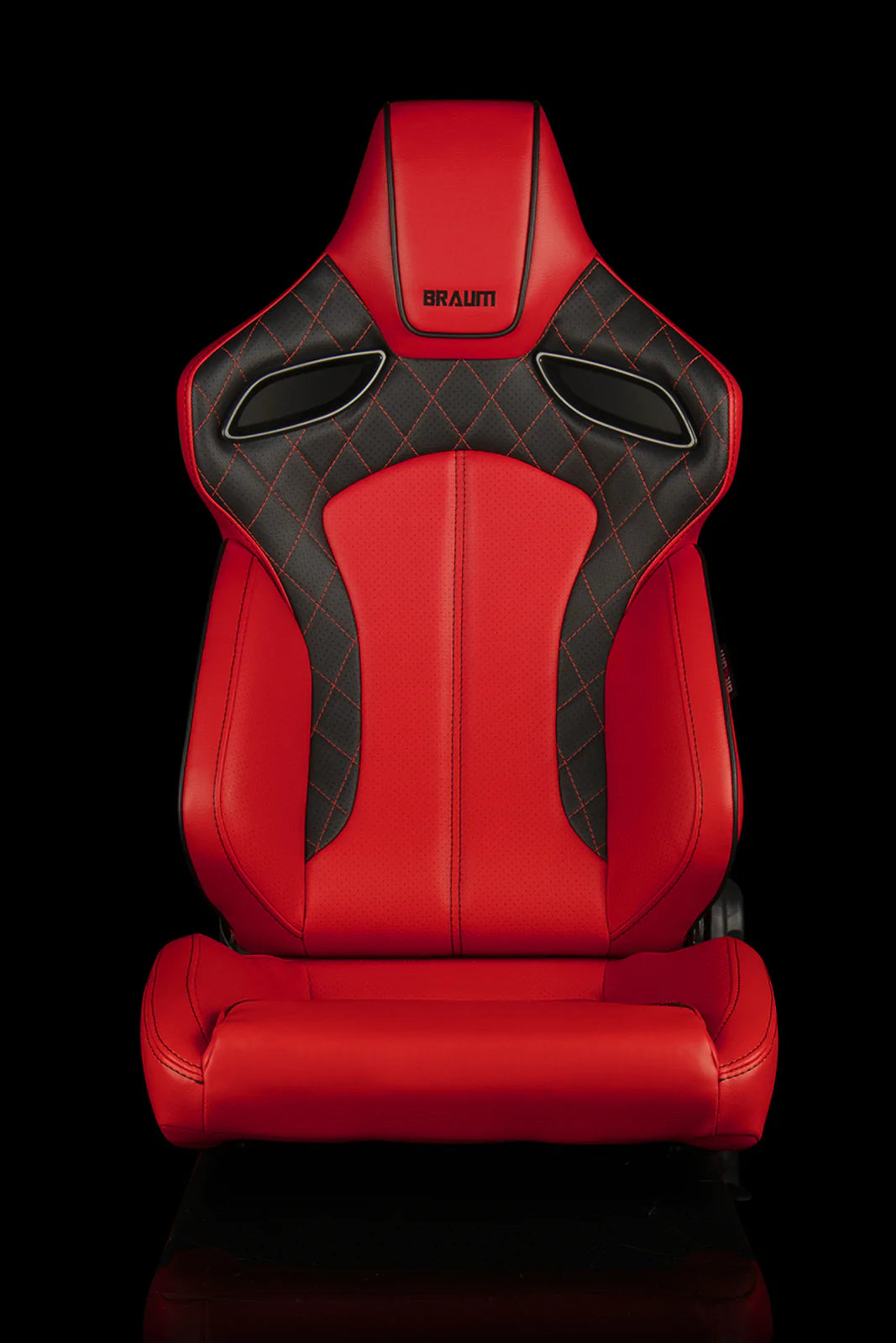 Braum Racing Seats Orue Series - Red Diamond (Red Stitching)