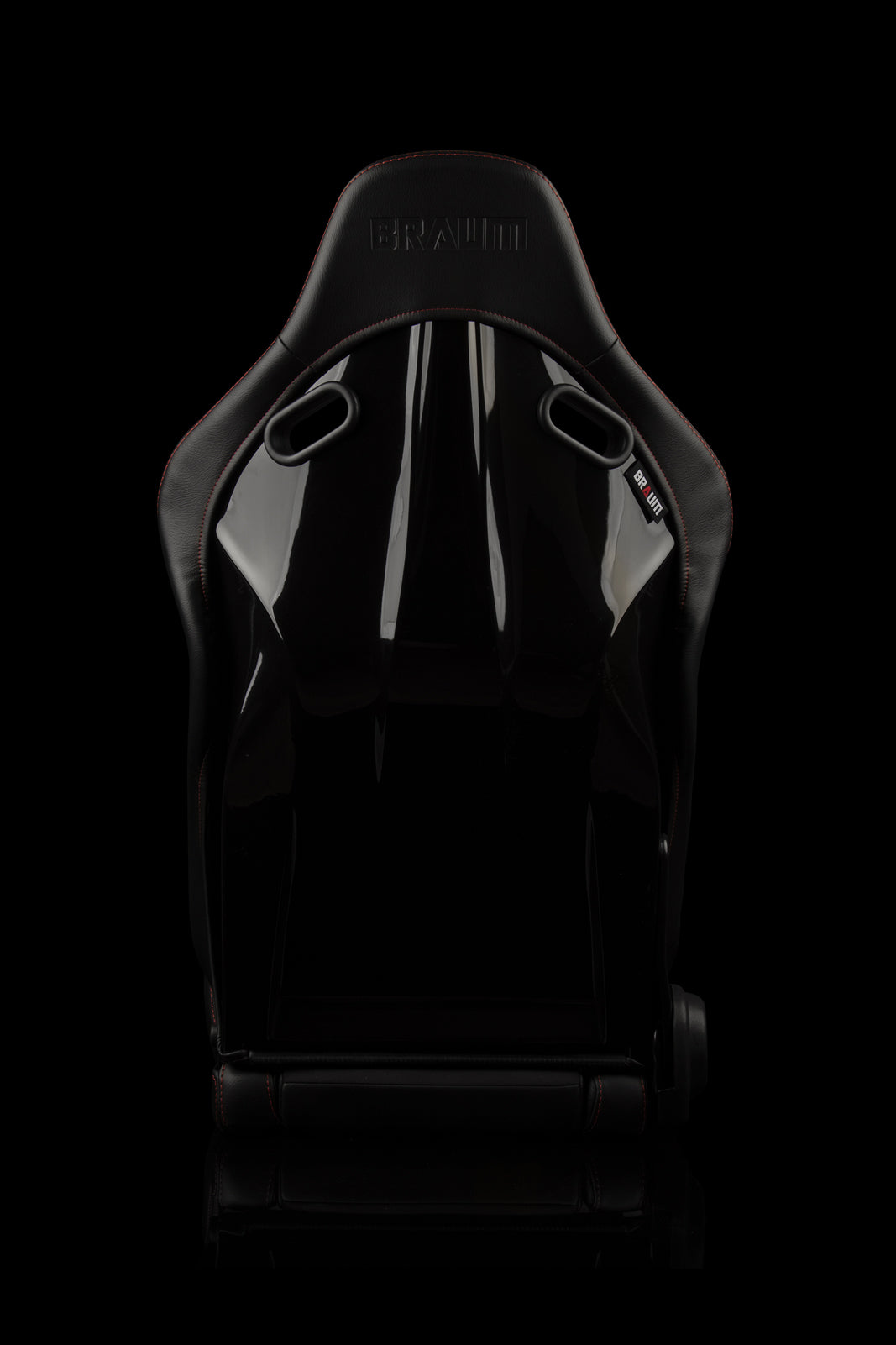 Braum Falcon S Reclinable Seats - Black Alcantara with red stitching (PAIR)