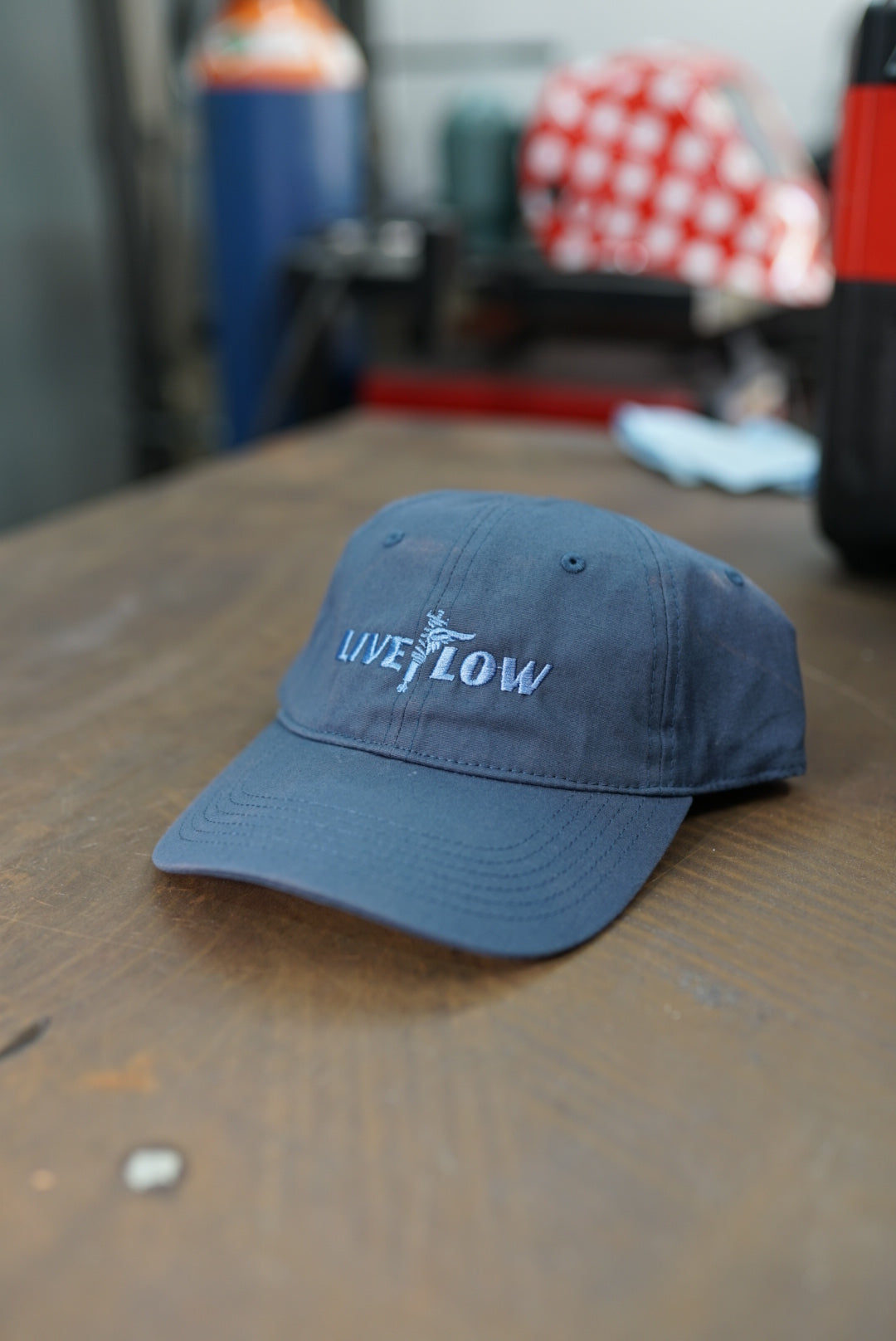Live Low Winged Hat - Dusty Blue