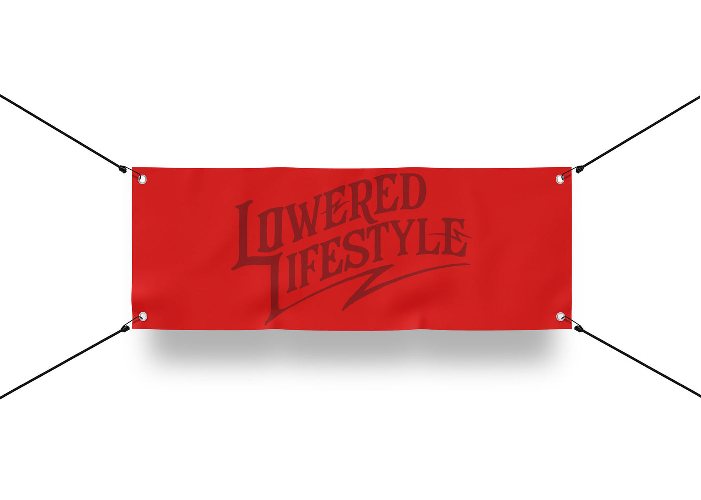 Garage Banner – Signature Logo - Double Red