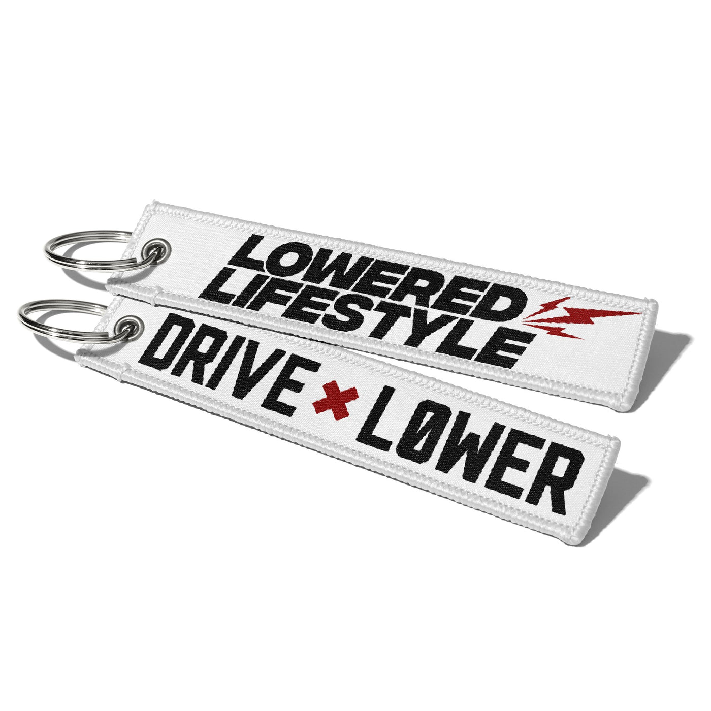 Flight Tag - Drive X Lower (White) - Lowered Lifestyle