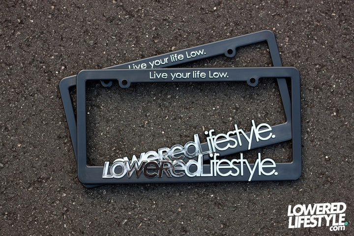 License Plate Frame with OG Logo - Chrome