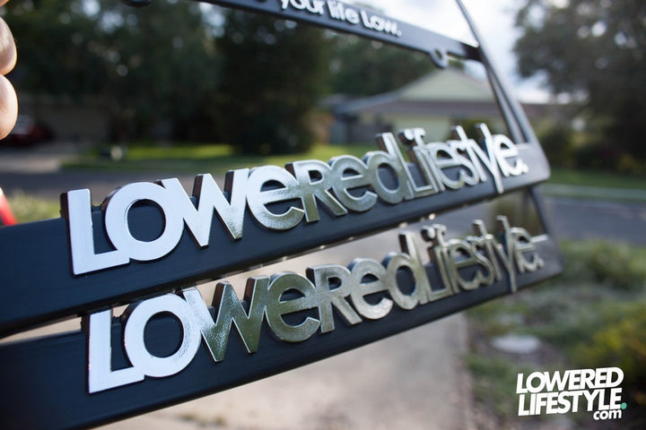 License Plate Frame with OG Logo - Chrome