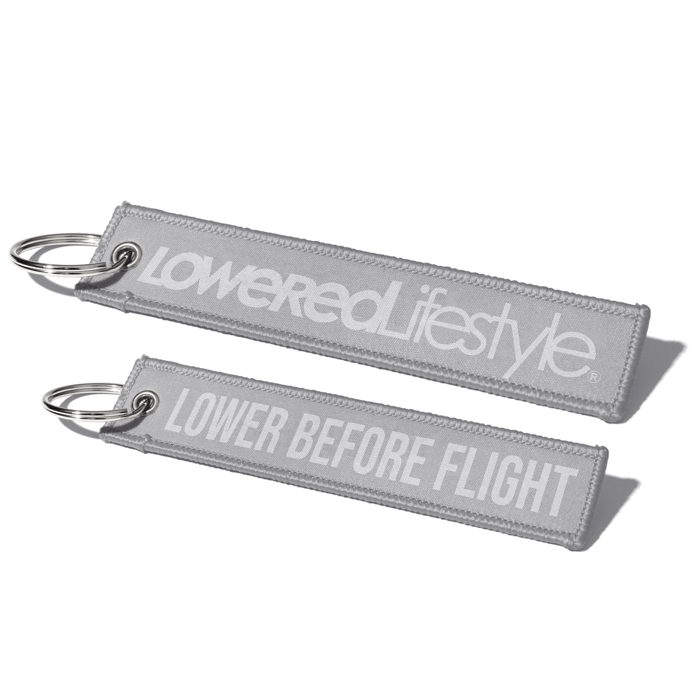 Flight Tag - Lower Before Flight (Double Grey)
