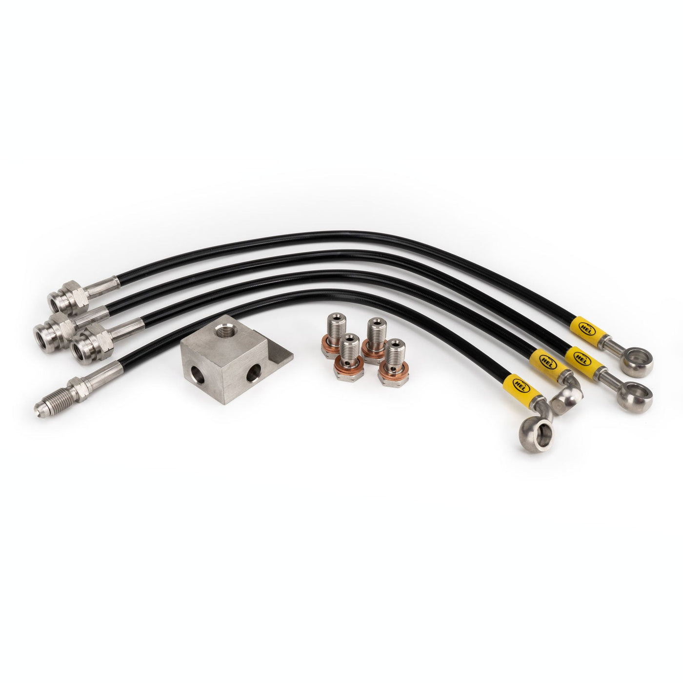 HEL Braided Brake Lines for Mazda Miata / MX-5 (NA/NB) All Models excluding Sport with Factory Big Brakes (1994-2005)