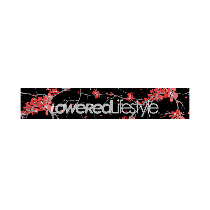 Motorsport Banner - Cherry Blossom - Black