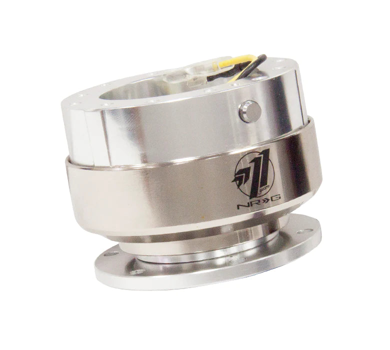 NRG Quick Release - Silver Shinny Body/ Brushed Silver Ring