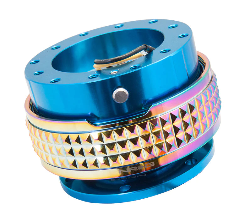 NRG Quick Release 2.1 - Blue Body / Neochrome Pyramid Ring